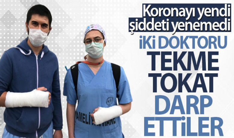 Kırıkkale'de iki doktor tekme-tokat darp edildi - Kırıkkale’de, Tıp Fakültesi Hastanesinde görevli iki araştırma görevlisi, eşini muayene getiren kişi tarafından tekme-tokat dövülerek darp edildi.BUGÜN NELER OLDU?