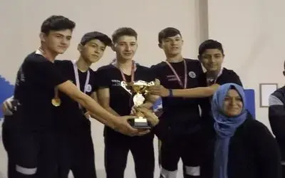 Bafra Anadolu İmam Hatip Lisesi Dart İl Yarışması İl 1.si