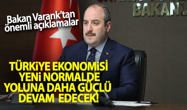 Bakan Varank: 'Otomotiv ana fabrikalarının tümü vetekstil fabrikalarının bir kısmı yeniden üretime döndü' - Sanayi ve Teknoloji Bakanı Mustafa Varank, "Otomotiv ana fabrikalarının tümü ve tekstil fabrikalarının bir kısmı yeniden üretime döndü" dedi.BUGÜN NELER OLDU?