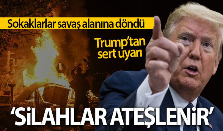 Trump'tan protestoculara sert uyarı:'Yağma başladığında silahlar ateşlenir' - ABD Başkanı Donald Trump, George Floyd'un polis şiddetiyle öldürülmesinin ardından Minneapolis'te başlayan şiddet olaylarına yönelik, "Ya çok zayıf radikal solcu Belediye Başkanı Jacob Frey elini çabuk tutup şehri kontrol altına alır ya da Ulusal Muhafızları gönderip işimi halledeceğim" dedi.BUGÜN NELER OLDU?