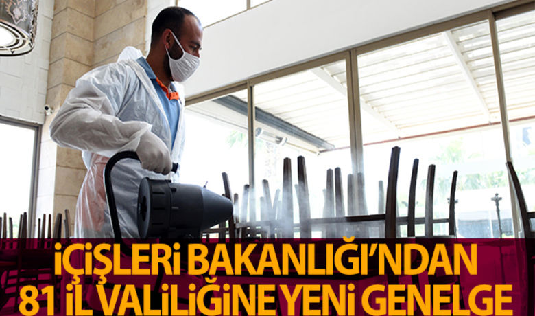 İçişleri Bakanlığı'ndan 'Lokanta, restoran kafe vb ...