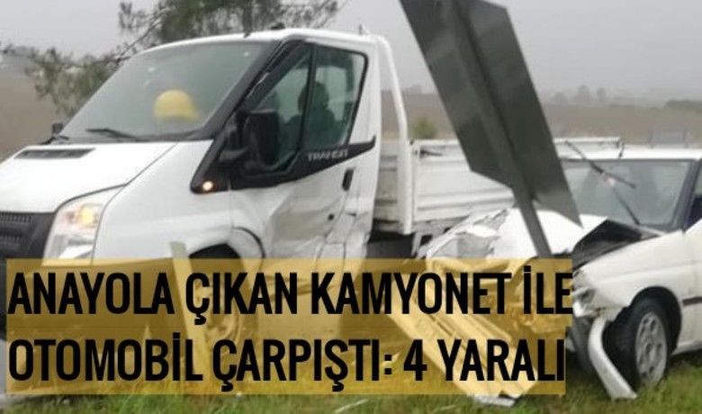 Bafra’da trafik kazası: 4 yaralı