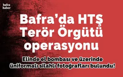 Bafra’da HTŞ operasyonu: 1 yabancıya gözaltı