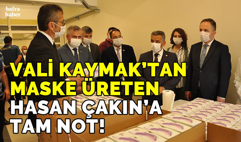 Vali Kaymak’dan üreten meslek liselerine tam not