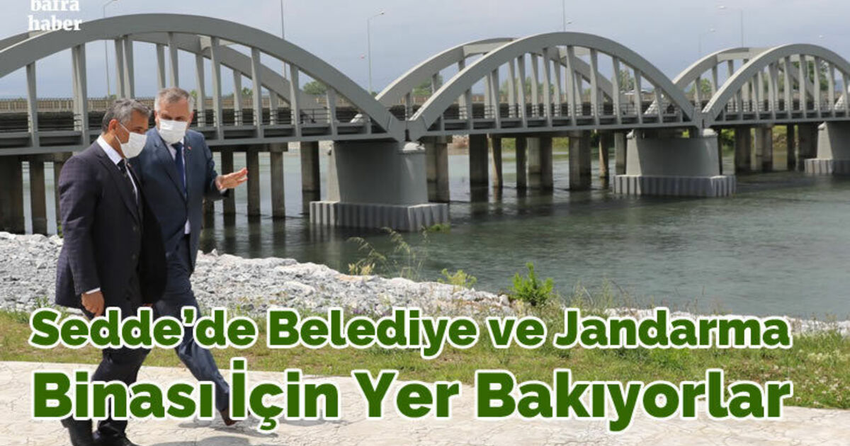 Sedde'de Belediye ve Jandarma Binası için yer bakıyorlar