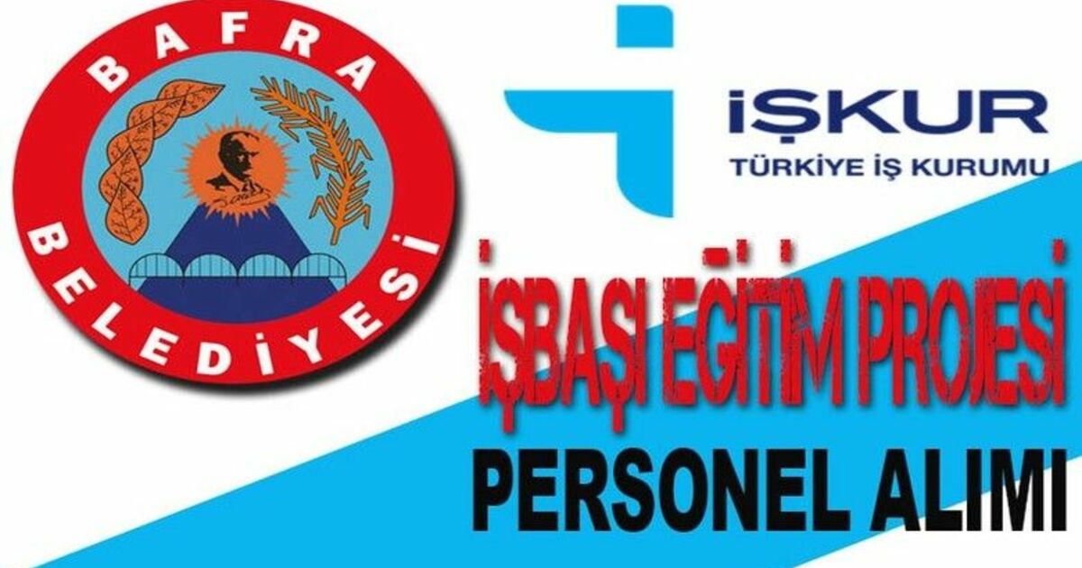 İşbaşı Eğitim Programı ile personel alımı