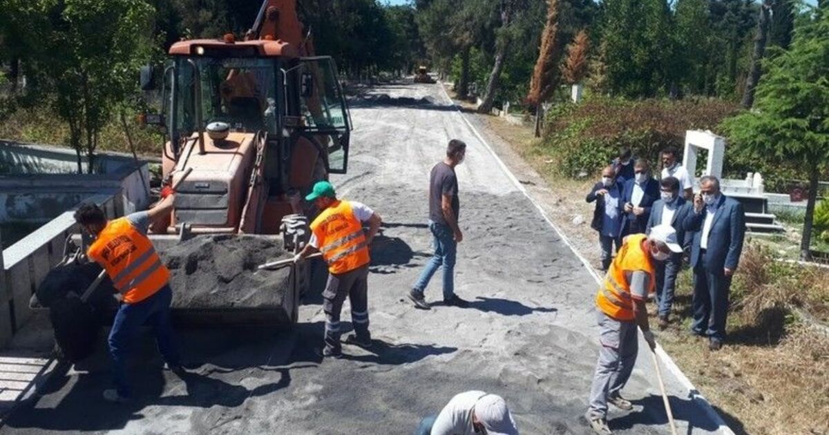 Bafra Belediyesi’nden Asri Mezarlığa düzenleme

