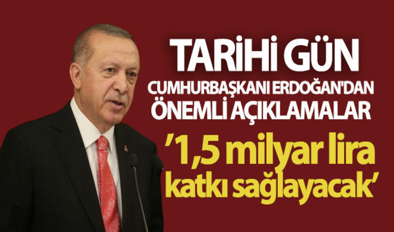 Cumhurbaşkanı Erdoğan: Yusufeli Barajı ekonomiyeyılda 1,5 milyar TL katkı sağlayacak - Cumhurbaşkanı Recep Tayyip Erdoğan, “Yusufeli Barajı’nın tutacağı suların kontrollü salınımı ile havza üzerindeki diğer barajların elektrik üretimi de yüzde 10 artacaktır. Tamamen kendi mühendislerimizin ürünü olan bu eser ekonomimize yılda 1,5 milyar lira katkı sağlamanın yanında Çoruh Vadisi’ni taşkınlardan koruyacaktır” dedi.	“Ekonomimin çarkları yeniden tam güç dönmeye başladı”	“Ekonomimize yılda 1,5 milyar lira katkı sağlayacak”BUGÜN NELER OLDU?