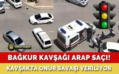 Bağkur Kavşağı Arap Saçına Döndü