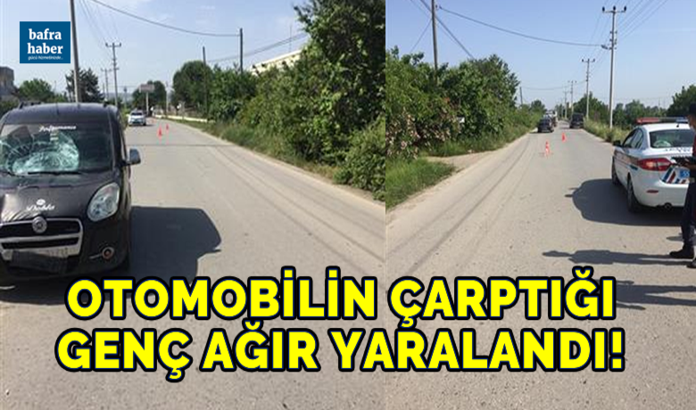 Otomobilin Çarptığı Genç Ağır Yaralandı! 