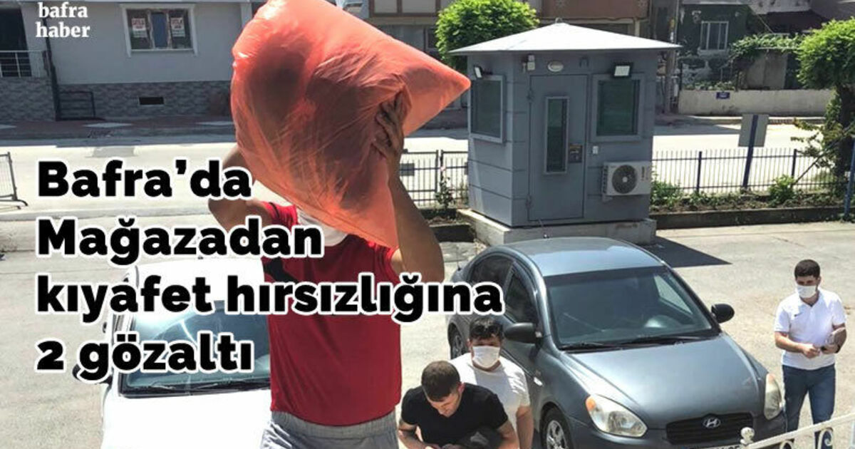 Mağazadan kıyafet hırsızlığına 2 gözaltı