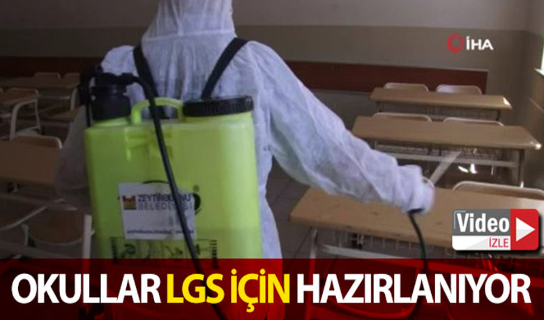 Okullar LGS için hazırlanıyor - Zeytinburnu Belediyesi, LGS'ye girecek olan öğrenciler için ilçe genelindeki okulları yıkayıp dezenfekte etti.BUGÜN NELER OLDU?