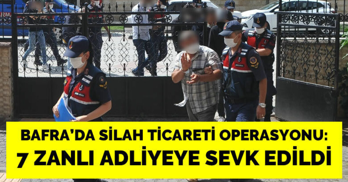 Jandarmanın örgüt operasyonunda gözaltına alınan 7 kişi adliyede