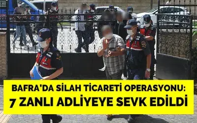 Jandarmanın örgüt operasyonunda gözaltına alınan 7 kişi adliyede