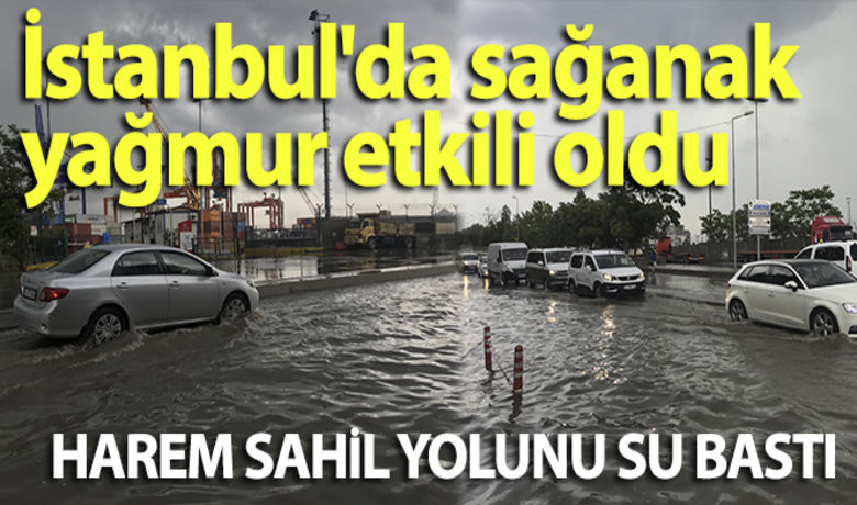 İstanbul'da sağanak yağmur etkili oldu,Harem Sahil yolunu su bastı - Marmara Bölgesi'nde etkili olan ve İstanbul'da da beklenen sağanak yağış etkili oldu. Üsküdar’da Harem Sahil yolunu su bastı. Araçta trafikte ilerlemekte zorlandı.BUGÜN NELER OLDU?