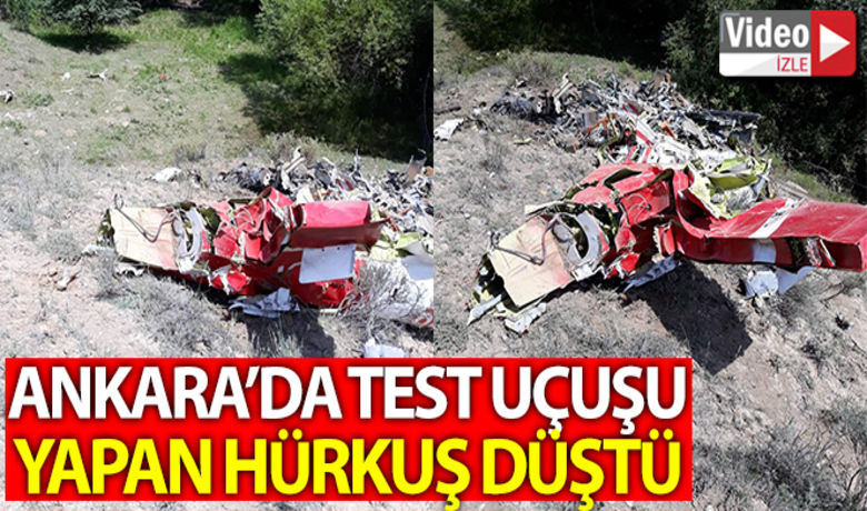 Ankara'da test uçuşu yapan Hürkuş düştü - Ankara'nın Beypazarı ilçesinde test uçuşu yapan Hürkuş uçağı düştü.BUGÜN NELER OLDU?