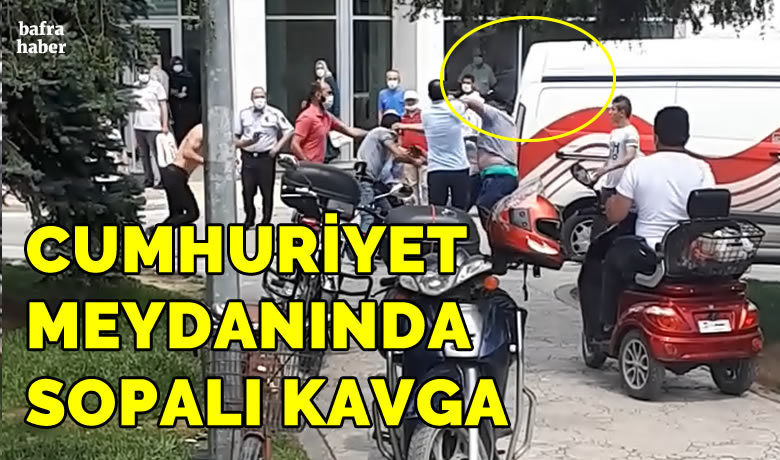 Cumhuriyet Meydanında Kavga