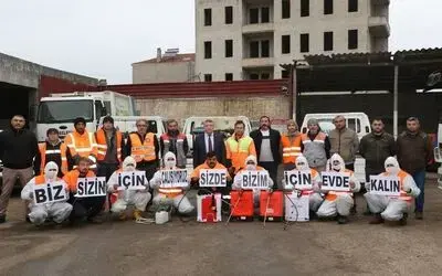 Bafra’da korona ile mücadele