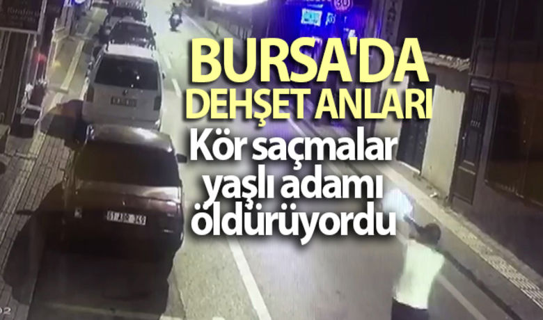 Bursa'da dehşet anları kamerada...Körsaçmalar yaşlı adamı öldürüyordu - Bursa'da sabah namazına gitmek için evden çıkan yaşlı adam silahlı çatışmanın ortasında kalarak yaralandı. O anlar güvenlik kamerasına yansıdı.BUGÜN NELER OLDU?