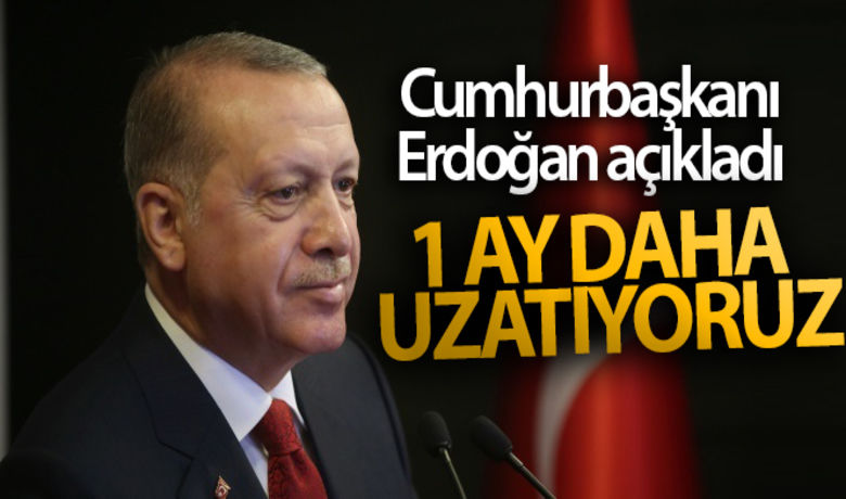 Cumhurbaşkanı Erdoğan: Kısa çalışma veişsizlik ödeneğini 1 ay daha uzatıyoruz - Cumhurbaşkanı Erdoğan, “Kısa çalışma ödeneğinden mevcutta yararlananların süresini bir ay daha uzatıyoruz. İş fesih sınırlaması dolayısıyla nakdi destek ücret desteği de bir ay daha devam edecektir.”BUGÜN NELER OLDU?