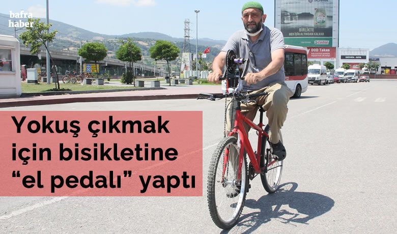Bisikletle yokuş çıkmanın formülünü buldu - Samsun’da 61 yaşındaki İbrahim Topaloğlu, yokuş çıkmak için bisikletine el pedalı ekleyerek 40 yıllık hayalini gerçekleştirdi. Bisikletine ön tekere bağlı elle çevrilebilen bir sistem ekleyen Topaloğlu, bu sistemle ilerleyen yaşına rağmen zorlanmadan bisiklet kullandığını söyledi.