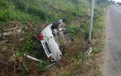 Samsun’da otomobil takla attı: 2 yaralı
