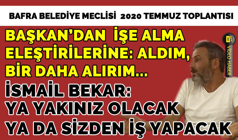 Manset baskan dan ise alma elestirilerine aldim bir daha alirim