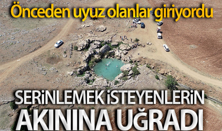Uyuz olanlar giriyordu, şimdiise serinlemek isteyenlerin akınına uğradı - Havaların ısınmasıyla Sivas`taki Uyuz gölü serinlemek isteyenlerin de akınına uğradı, göl adeta yüzme havuzuna döndü. HABERİN VİDEOSU İÇİN TIKLAYINIZ