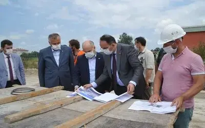 Vali Dağlı, yeni hükümet binası inşaatında incelemelerde bulundu
