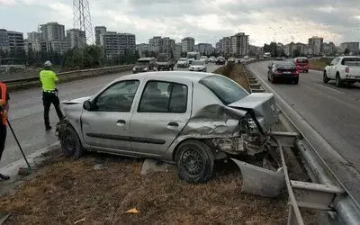 Samsun’da trafik kazası: 2 yaralı
