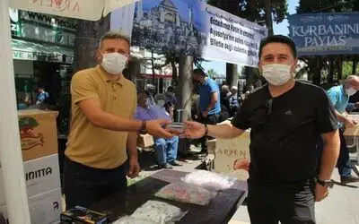 Ayasofya için tatlı ikramı
