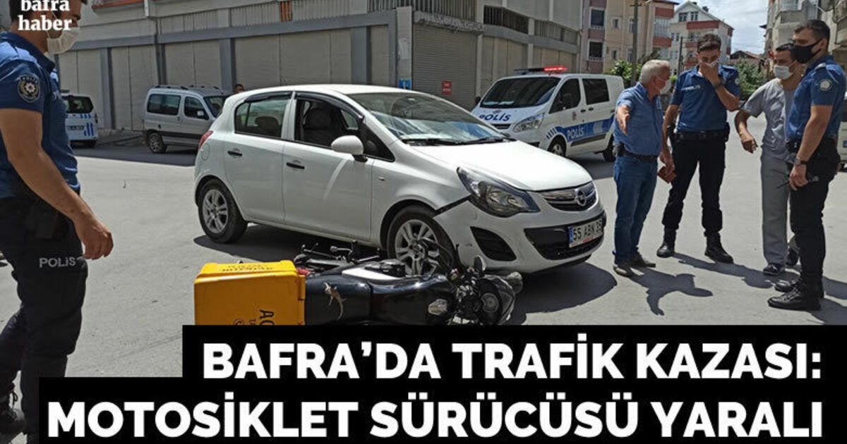 Otomobil motosikletle çarpıştı: 1 yaralı