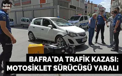 Otomobil motosikletle çarpıştı: 1 yaralı
