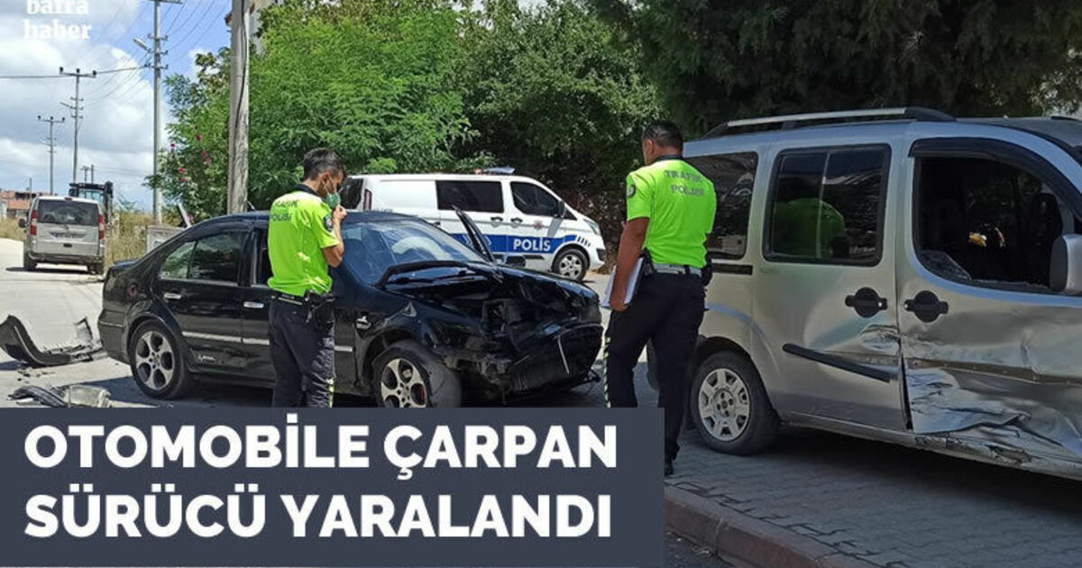 Hafif ticari araçla otomobil çarpıştı: 1 yaralı
