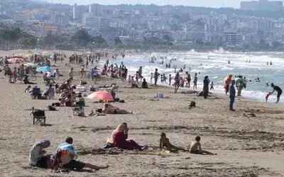 Samsun Atakum sahilde hafta sonu yoğunluğu
