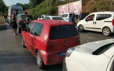 Samsun’da zincirleme trafik kazası: 1 yaralı
