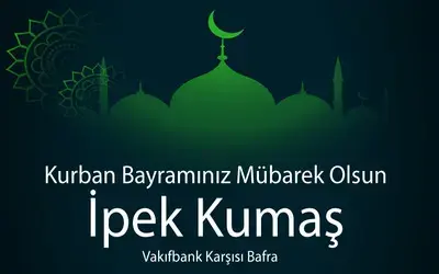 İpek Kumaştan Kurban Bayramı Kutlaması 