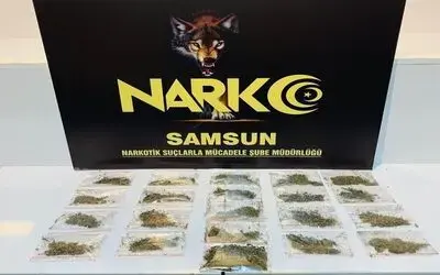 21 paket uyuşturucuyla yakalanan şahıs adliyeye sevk edildi
