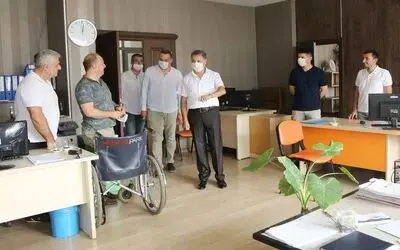 Başkan Deveci çalışma arkadaşları ile bayramlaştı
