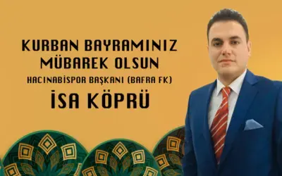İsa Köprü'den Kurban Bayramı Kutlaması