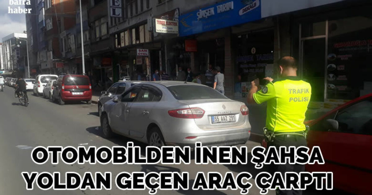 Park Ettiği Otomobilden İnerken Yoldan Geçen Otomobil Çarptı