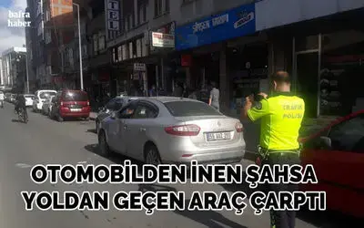 Park Ettiği Otomobilden İnerken Yoldan Geçen Otomobil Çarptı