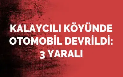 Otomobil devrildi: 3 yaralı