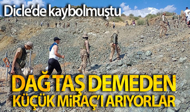 Dicle'de kaybolan 4 yaşındakiMiraç'ı arama çalışmaları sürüyor - Diyarbakır'ın Dicle ilçesinde evlerinin önünde oyun oynarken kaybolan 4 yaşındaki Miraç’ı arama çalışmaları devam ediyor. Jandarma, AFAD, UMKE, su altı arama kurtarma ekiplerinin çalıştığı bölgede hassas burunlu köpekler de dağ taş demeden küçük Miraç’ı arıyor.BUGÜN NELER OLDU?