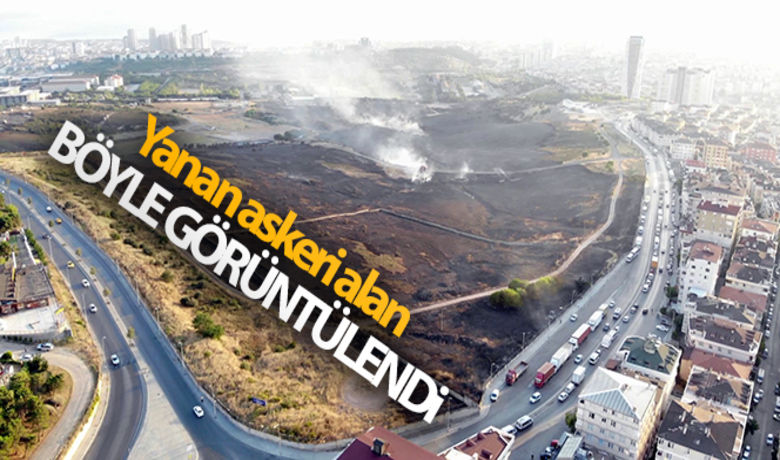 Maltepe'de yanan askeri alanınson hali havadan görüntülendi - Maltepe’de bulunan Kenan Evren Kışlası’nda çıkan yangın, itfaiye ekipleri ve helikopterin 4 saatlik müdahalesi sonucunda kontrol altına alındı. Yanan alanın son hali havadan görüntülendi.BUGÜN NELER OLDU?