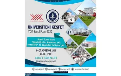 Samsun Üniversitesi ’YÖK Sanal Fuarı’nda
