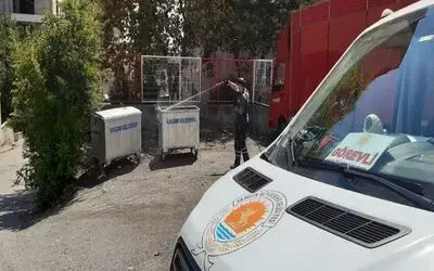 Samsun Büyükşehir Belediyesi’nden ilaçlama
