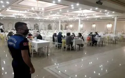 Zabıtadan düğün salonu denetimi
