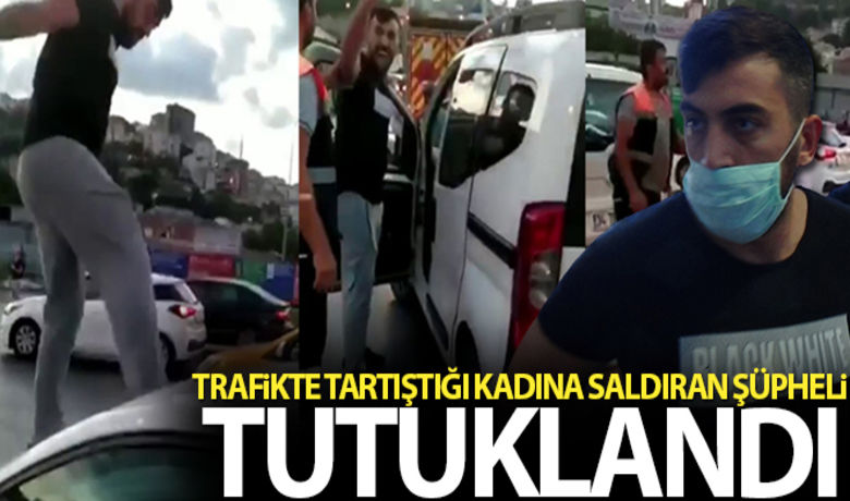 Trafikte tartıştığı kadınasaldıran şüpheli tutuklandı - Alibeyköy’de trafikte tartıştığı kadına saldıran şüpheli Emre E., çıkarıldığı nöbetçi hakimlikçe tutuklanarak cezaevine gönderildi.BUGÜN NELER OLDU?