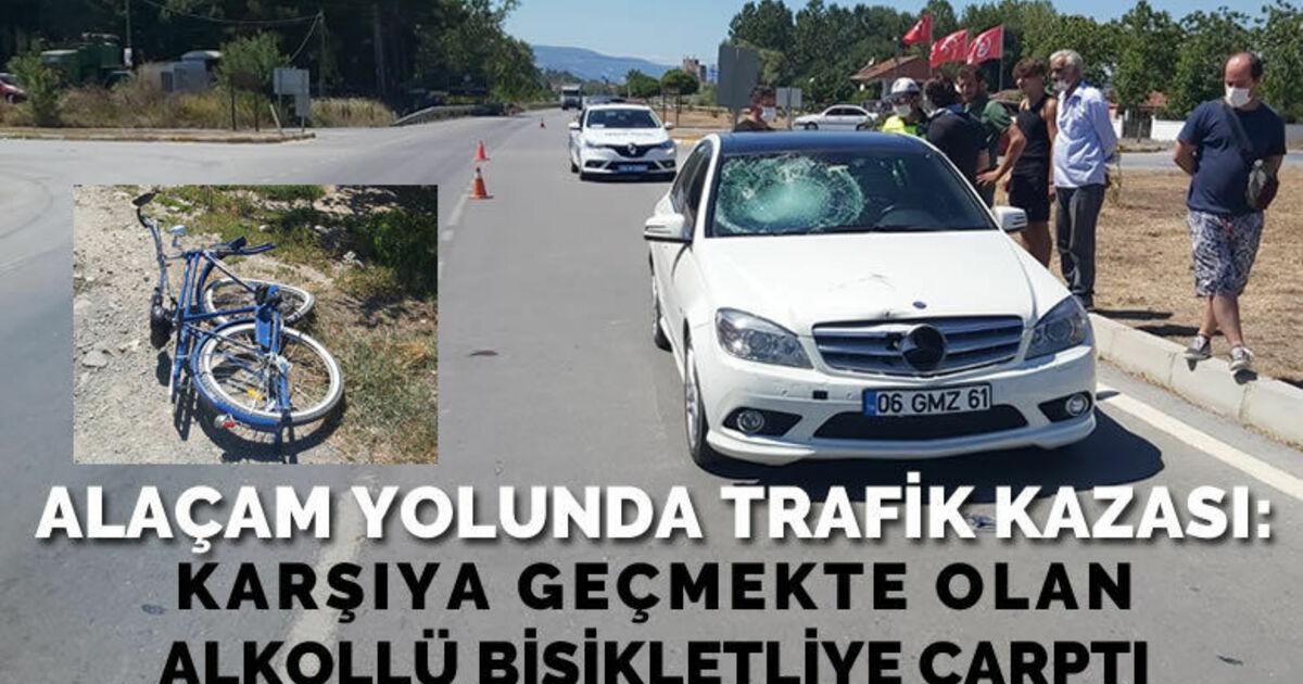 Otomobilin çarptığı bisikletli yaralandı